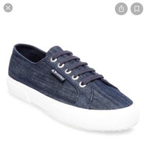 Superga sneakers in Denim Shine
